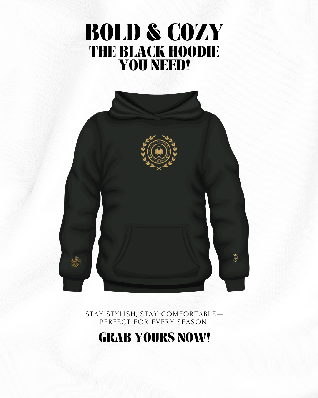 SSU Special Terry Cloth/Embroidered Hoodie